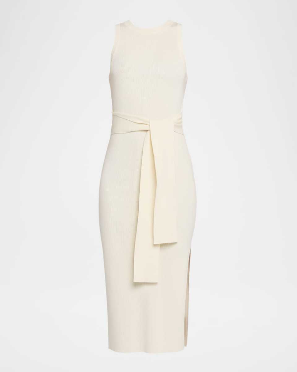 Piper Sleeveless Tie-Front Midi Dress